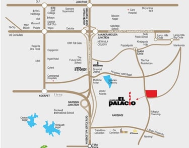 Lansum El Palacio Location Map