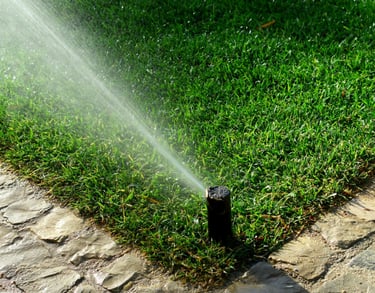 sprinkler system installation