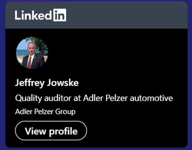 Jeffrey Jowske Linked in profile