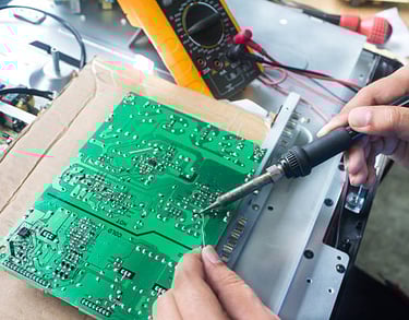 LED TV Repair Hub – Curved TV PCB repair experts in Delhi NCR for screen and circuit board issues