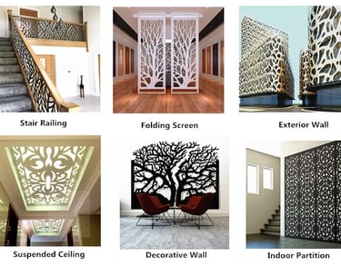 Različiti primjeri upotrebe alucobond mateirjala u svrhu kreiranja fasada i dekoracija