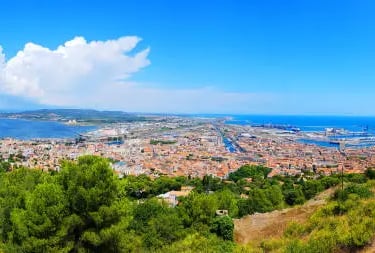 vu sur la mer, frontignan