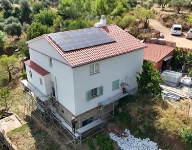 Aislamiento térmico en fachada mediante sistema SATE