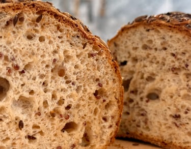 Ingredienser til enkel glutenfri middag - glutenfrie brød fra GLH