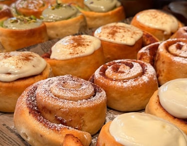 Glutenfri kanelsnurr med ostekrem – søtbakst fra bakeri uten gluten