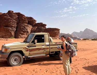The Traveling Backpack - Wadi Rum Desert