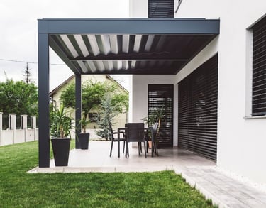 pergola climatica per piscina roma