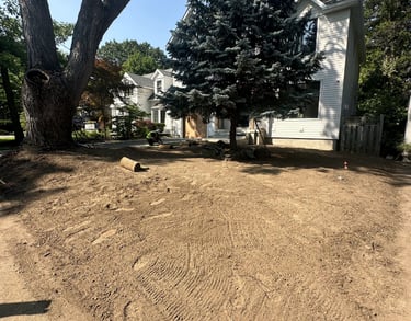 Topsoil preparation before installing fresh sod