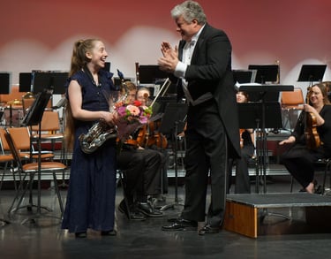 Hannah Wolkowitz with Shane Williams, Alton Symphony Orchestra