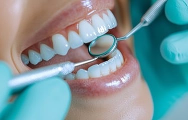 exploración dental, blanqueamiento