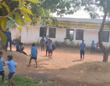some students play
