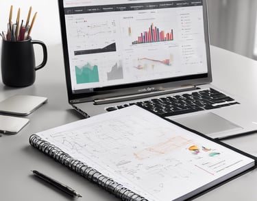 black flat screen computer monitor