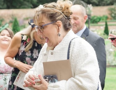 woman shocked by magic