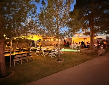 Event rentals, tent rentals, el paso diamond events, tables, chairs