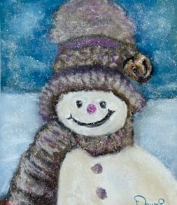 Snow Man By DawnE Krack of Dawn Art