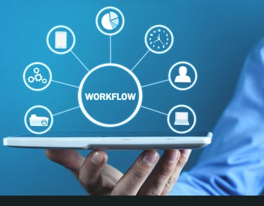 Automated system managing business profile tasks while person relaxes