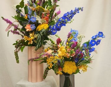 Bouquet de fleurs locales et de saison