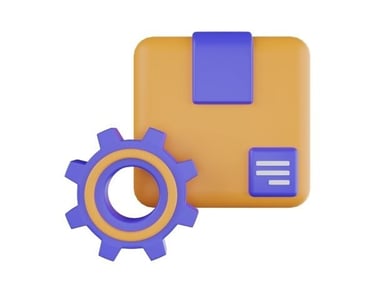 a toolbox with a gearwheel and a gearwheel