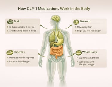 How GLP-1 Medications Work in the Body