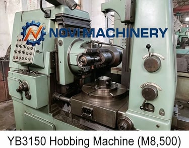 Efficient YB3150 hobbing equipment for M8 module gear parts manufacturing - Novi Gear