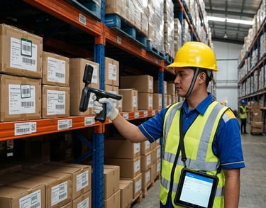 proses stock opname dengan RFID