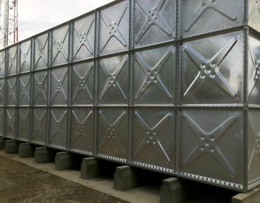 HDG Sectional Water Tank for Fire Water Storage Purpose