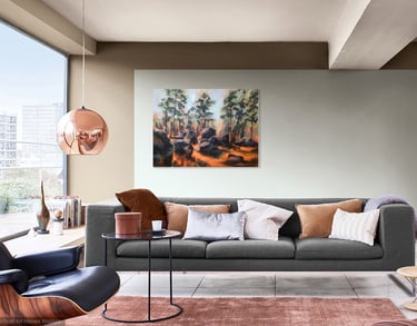 Peinture Forêt de Fontainebleau Sybille Ingold intérieur moderne