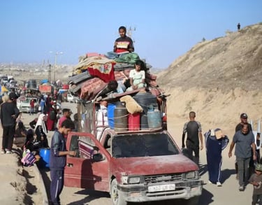 a truck with a lot of people on it