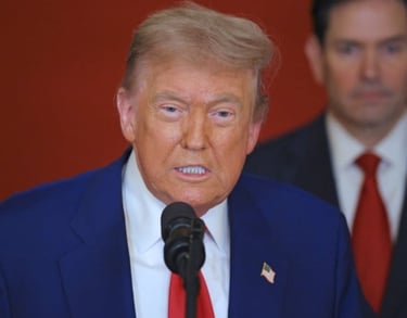 a man in a suit and tie with a microphone