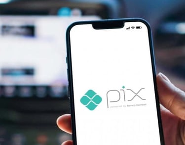 a person holding a phone with a phone in their hand