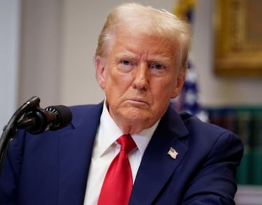 a man in a suit and tie with a microphone