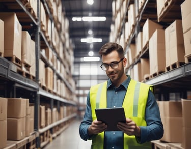 a man riding a skateboard down a street next to tall buildings