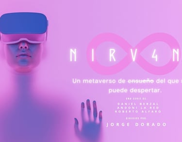 Documento de venta de la serie NIRV4NA. Tratamientos publicitarios, dossier comercial