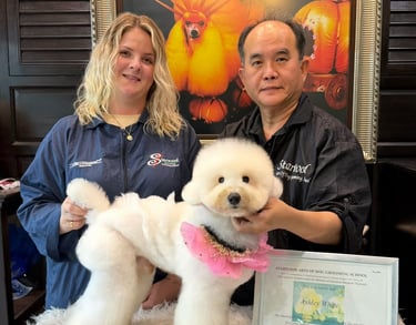 Ashley completed the course at Starwood