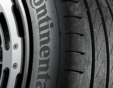 close up of the side wall of continental tyres sold at tyrepublic in lagos