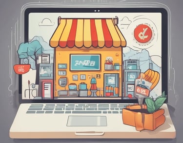 a man riding a skateboard down a street next to tall buildings