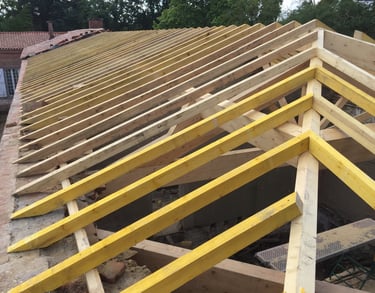 toit avec arêtier en haute Garonne