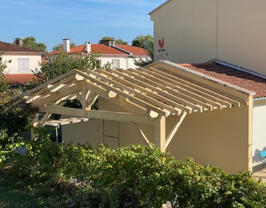 réalisation d'un carport sur mesure