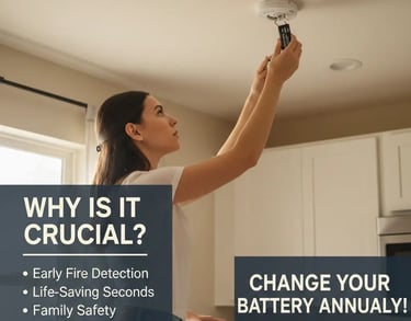 how do you change battery in smoke alarm changing battery