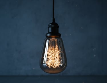 Is a flickering light bulb dangerous black bulb