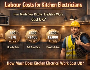 Labour Costs for Kitchen Electricians