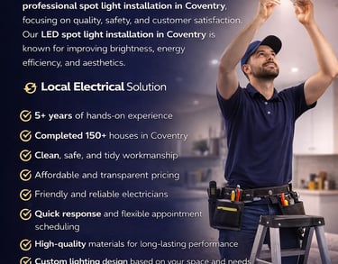 What Makes Us Different From Other Spotlight installers in Coventry
