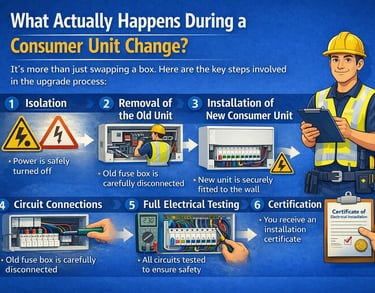 What Actually Happens During a Consumer Unit Change