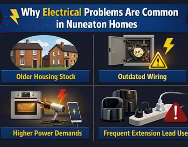 Why Electrical Problems Are Common in Nuneaton Homes