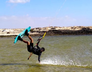 Ugán, nuestro instructor, haciendo un hand-slide