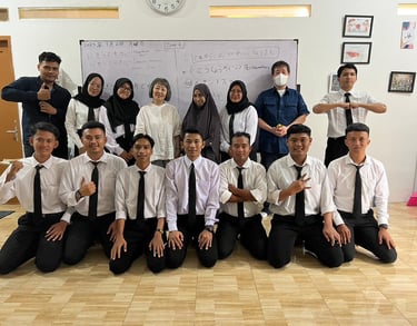 Kunjungan salah satu owner LPK JMC ke LPK MAJIME