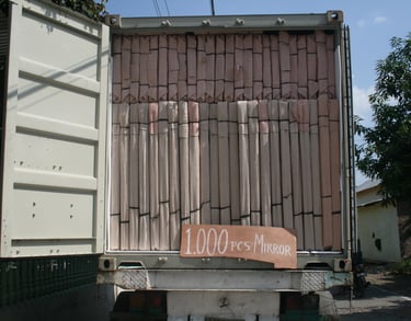 First 1.000 pcs mirror for French buyer