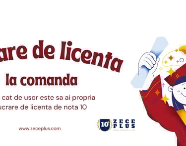 Redactare lucrare de licenta la comanda