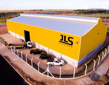 Vista aérea da fábrica da JLS