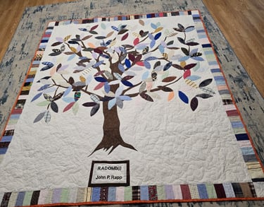 Family Tree Memory Quilt